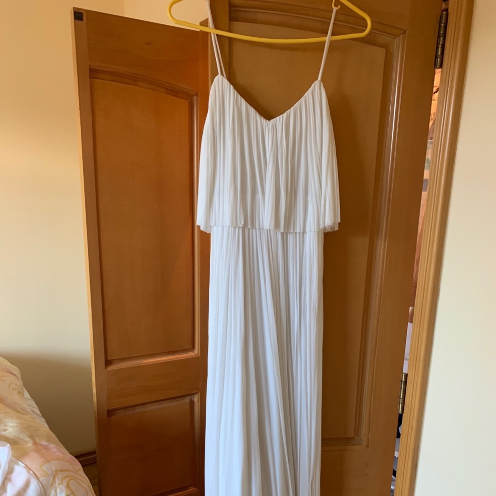 Mango Long Grecian Maxi Dress